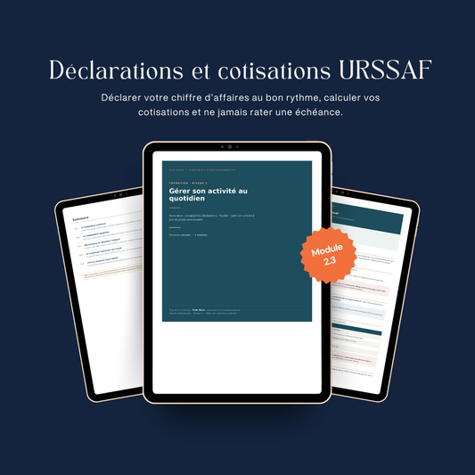 Module 2.3 — Déclarations et cotisations URSSAF