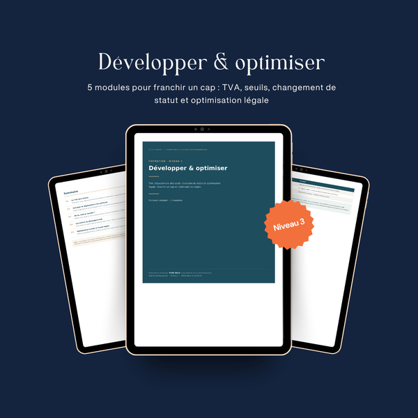 Pack Niveau 3 — Développer & optimiser (5 modules)